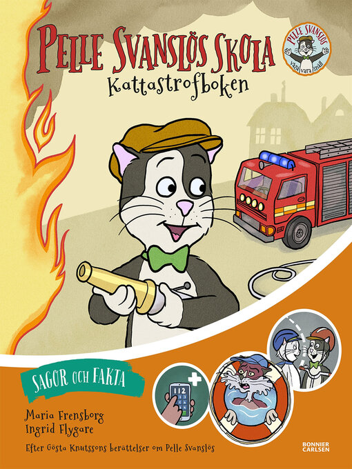 Titeldetaljer för Pelle Svanslös skola. Kattastrofboken av Maria Frensborg - Tillgänglig